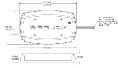 Product of Ecco Electronic 5585cab Warning Light