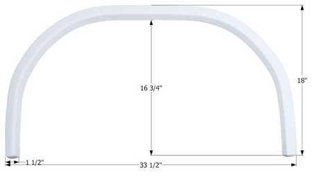 Product of Icon 12558 Fender Skirt