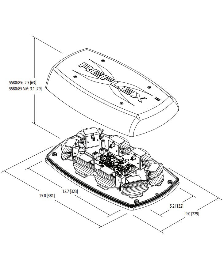 Product of Ecco Electronic 5580a Warning Light