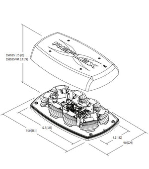 Product of Ecco Electronic 5580a Warning Light