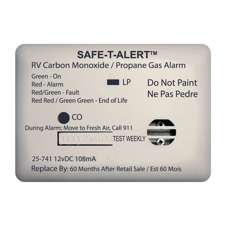 Product of Mti Industry 25-741-Wt Carbon Monoxide/ Propane Leak Detector