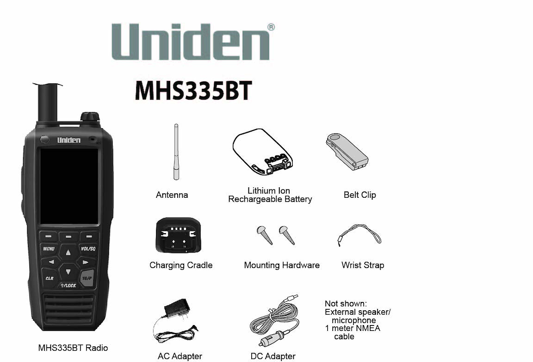 Product of Uniden America Mhs335bt Vhf Radio