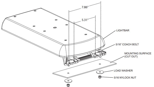Product of Ecco Electronic 12-50004-Es Warning Light