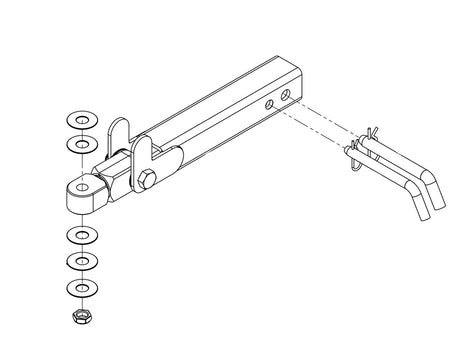 Product of Blue Ox Bx88448 Tow Bar Hitch Connector