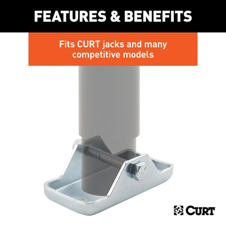 Product of Curt 28270 Trailer Tongue Jack Foot Plate