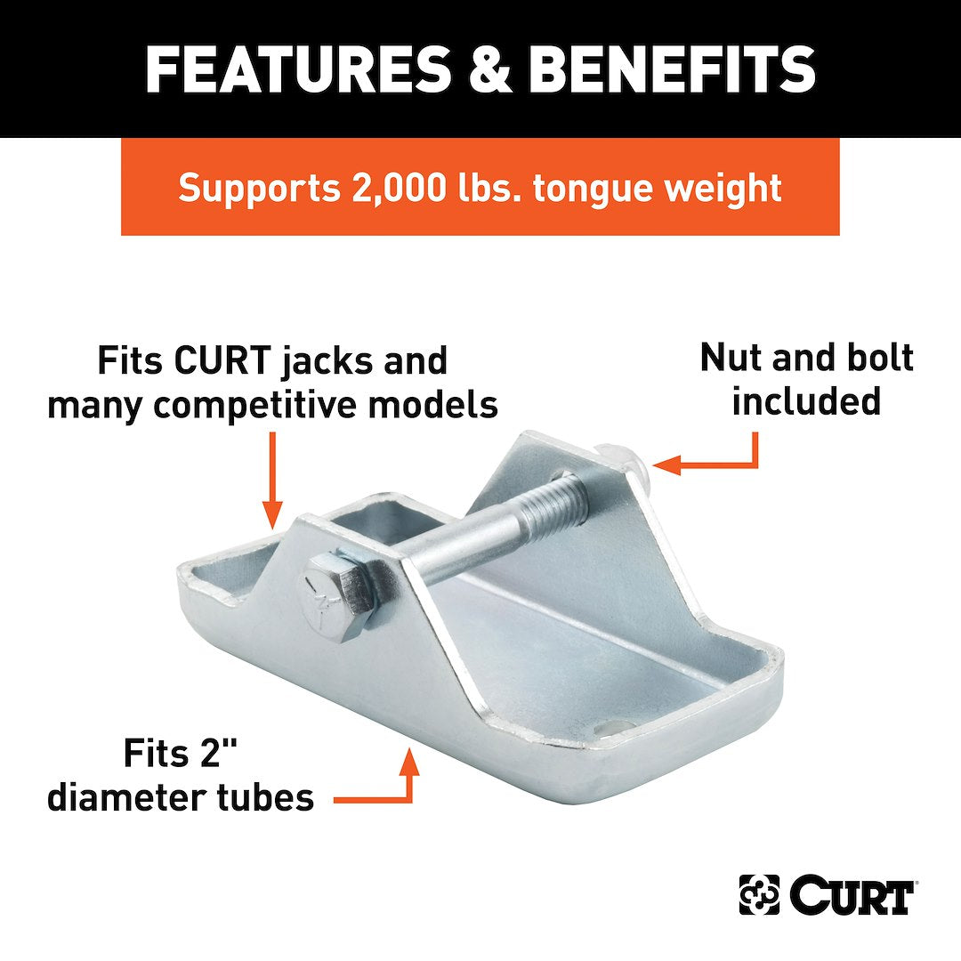 Product of Curt 28270 Trailer Tongue Jack Foot Plate