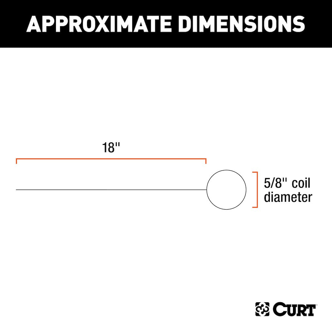 Product of Curt 58430 Bolt Fish Wire