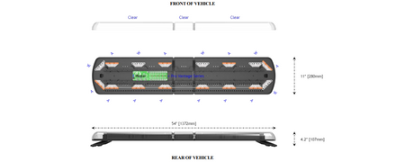 Product of Ecco Electronic 12-51813-Es Light Bar