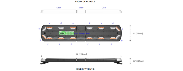 Product of Ecco Electronic 12-51813-Es Light Bar