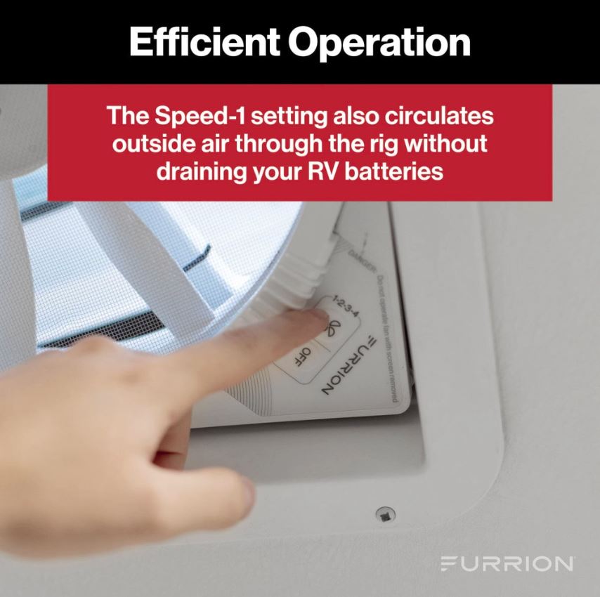 Product of Furrion Llc Fvf14d90r6a-Pw-Am Roof Vent