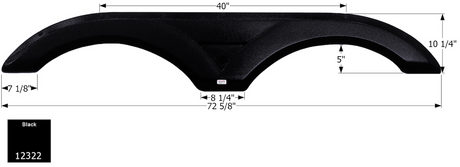 Product of Icon 12322 Fender Skirt