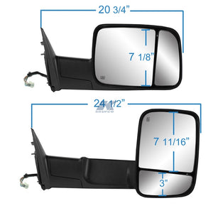 Product of K-Source 60199c Exterior Towing Mirror