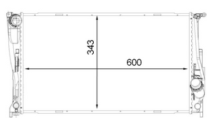 Product of Mahle/ Clevite Cr 1923 000p Radiator
