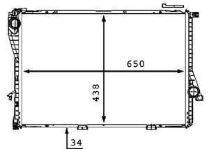 Product of Mahle/ Clevite Cr 295 000p Radiator