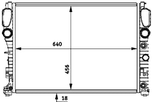 Product of Mahle/ Clevite Cr 512 000p Radiator