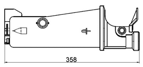 Product of Mahle/ Clevite Crt 2 000s Coolant Reservoir