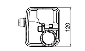 Product of Mahle/ Clevite Crt 2 000s Coolant Reservoir