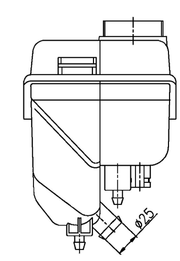 Product of Mahle/ Clevite Crt 202 000s Coolant Reservoir