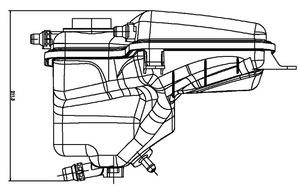 Product of Mahle/ Clevite Crt 203 000s Coolant Reservoir