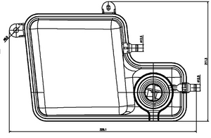 Product of Mahle/ Clevite Crt 203 000s Coolant Reservoir