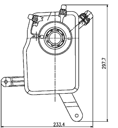 Product of Mahle/ Clevite Crt 205 000s Coolant Reservoir