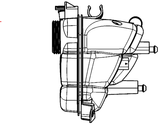 Product of Mahle/ Clevite Crt 231 000s Coolant Reservoir