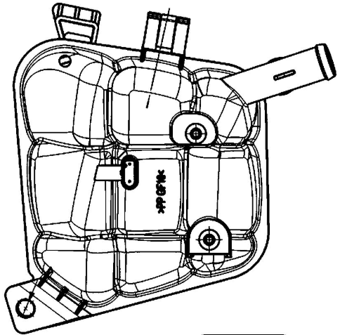Product of Mahle/ Clevite Crt 231 000s Coolant Reservoir