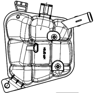Product of Mahle/ Clevite Crt 231 000s Coolant Reservoir