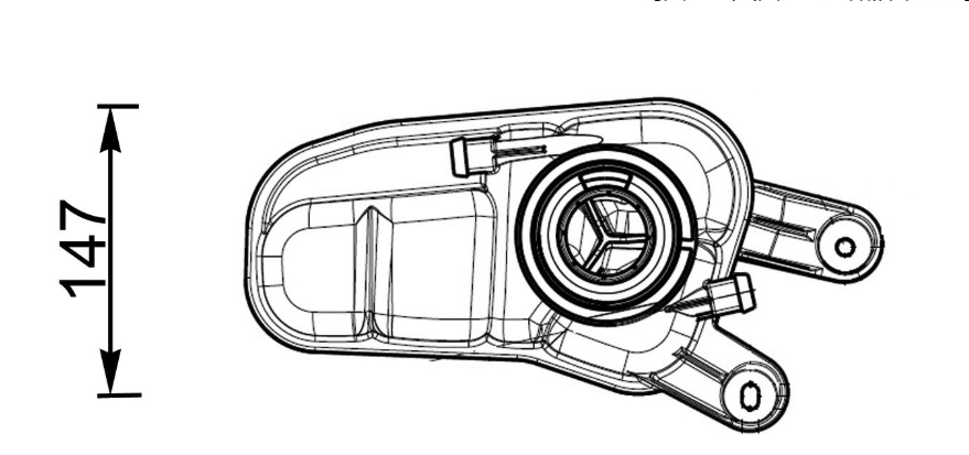 Product of Mahle/ Clevite Crt 95 000s Coolant Reservoir