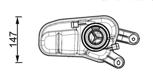 Product of Mahle/ Clevite Crt 95 000s Coolant Reservoir