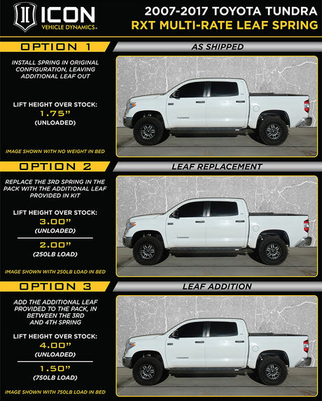 Product of Icon Vehicle Dynamics 158509 Leaf Spring