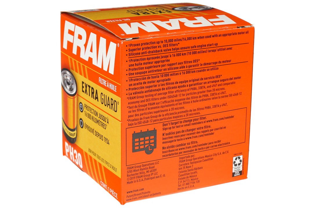 Product of Fram Filter Fph30wm Oil Filter