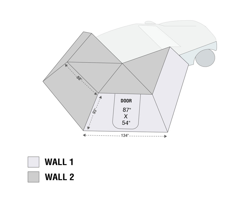 Product of Overland Vehicle Systems 18239909 Awning Extension Panel