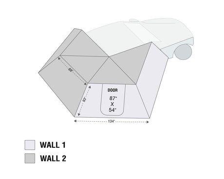 Product of Overland Vehicle Systems 18239909 Awning Extension Panel