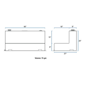 Product of Uws Tt-75-L-T-P Liquid Transfer Tank
