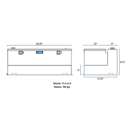 Product of Uws Tt-100-Combo Liquid Transfer Tank