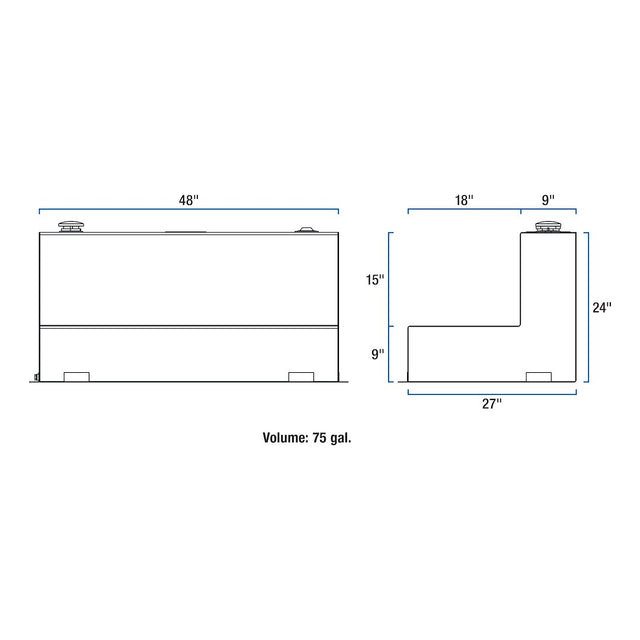 Product of Uws Tt-75-L-T-P-Blk Liquid Transfer Tank