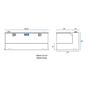 Product of Uws St-85-Combo-W Liquid Transfer Tank