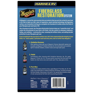 Product of Meguiars M4965 Fiberglass Restoration Kit