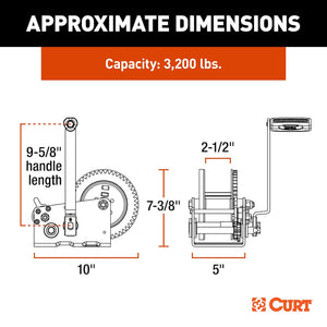 Product of Curt 29532 Trailer Boat Winch