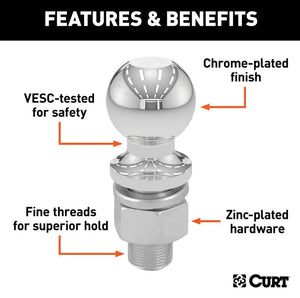 Product of Curt 40166 Trailer Hitch Ball