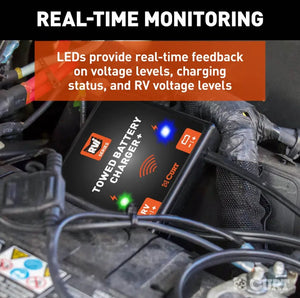 Product of Curt 52204 Towed Vehicle Battery Charger