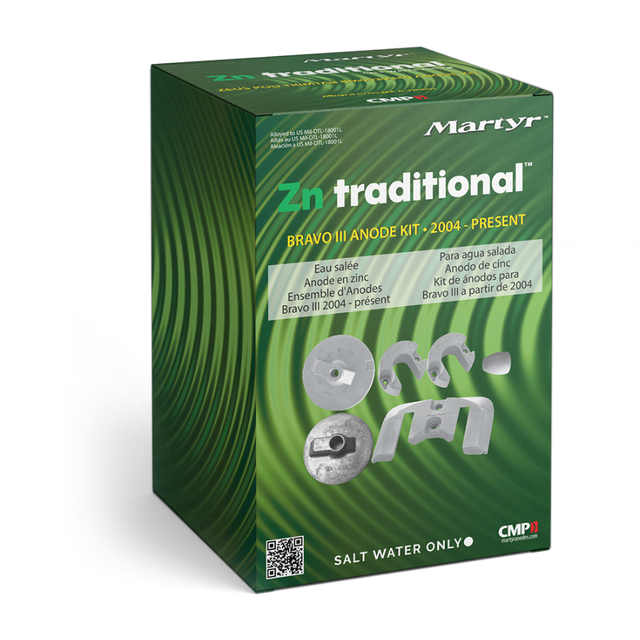Product of Martyr Anodes Cmbravo3kitz Marine Anode Kit