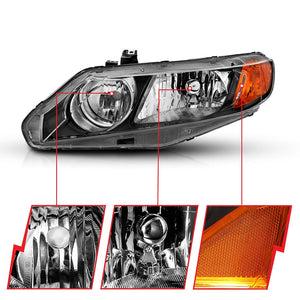 Product of Anzo Usa 121547 Headlight Assembly