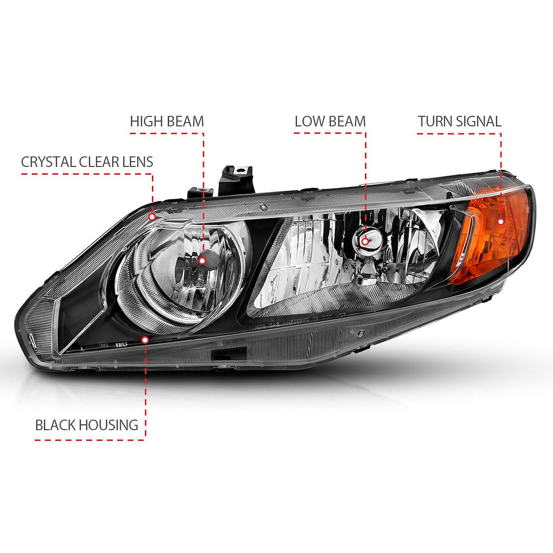 Product of Anzo Usa 121547 Headlight Assembly