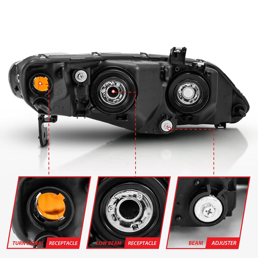 Product of Anzo Usa 121547 Headlight Assembly