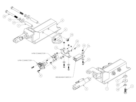 Product of Blue Ox Bx1740 Vehicle Baseplate