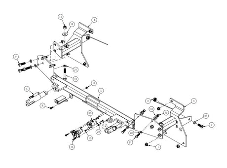 Product of Blue Ox Bx2699 Vehicle Baseplate