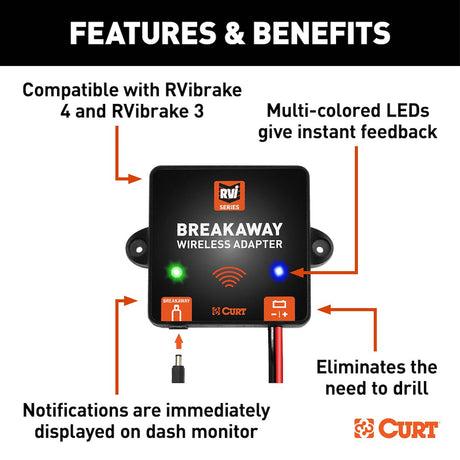 Product of Curt 52205 Towed Vehicle Brake Control Radio