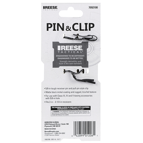 Product of Reese 7092100 Trailer Hitch Pin